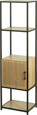 Vera avohylly 43x33x153 cm tammi/musta